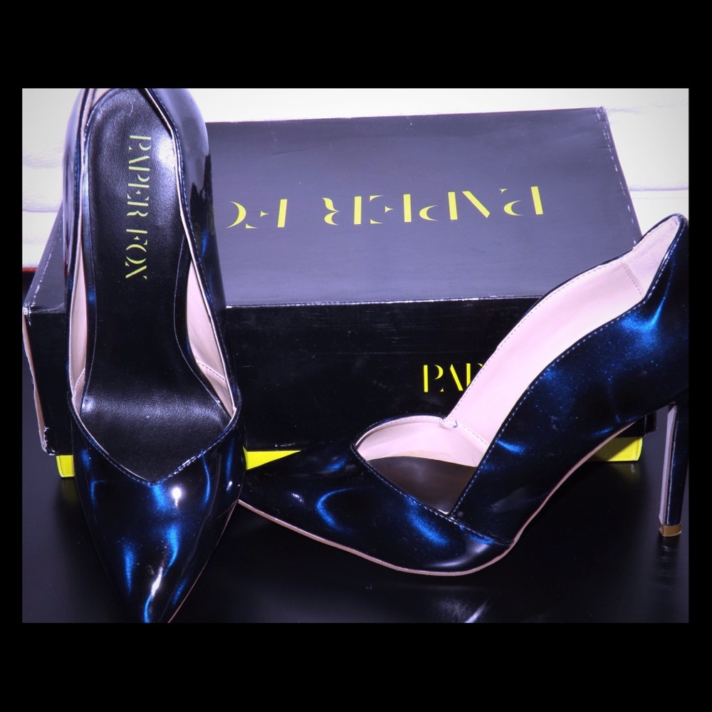 Paper Fox Tiara heels  Blue size 9 US